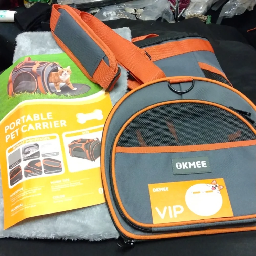Okmee Portable Pet Carrier Brand New Never Used Airline Approved